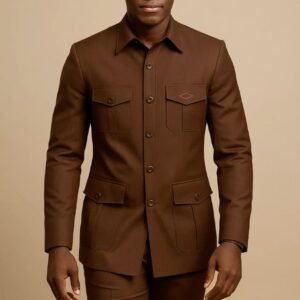 Costume Safari marron