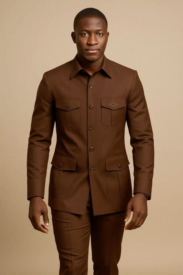 Costume Safari marron